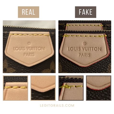 how to spot a fake louis vuitton checkered bag